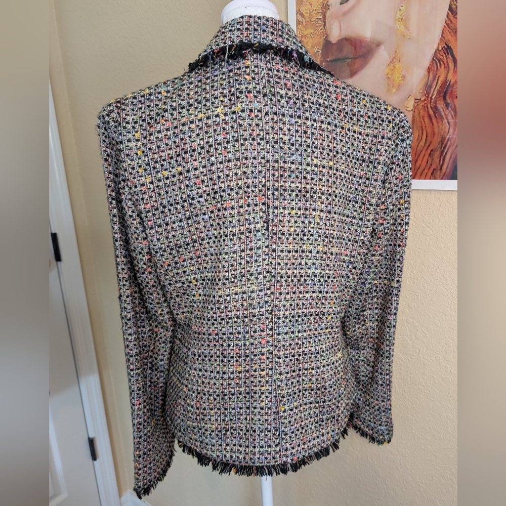 Vintage Multicolor Tweed Blazer - Picture 3 of 7